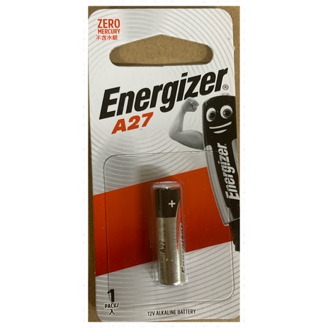 勁量Energizer 27A 12V 高伏特 水銀電池 計算機 相機電池 遙控器電池 鈕扣電池