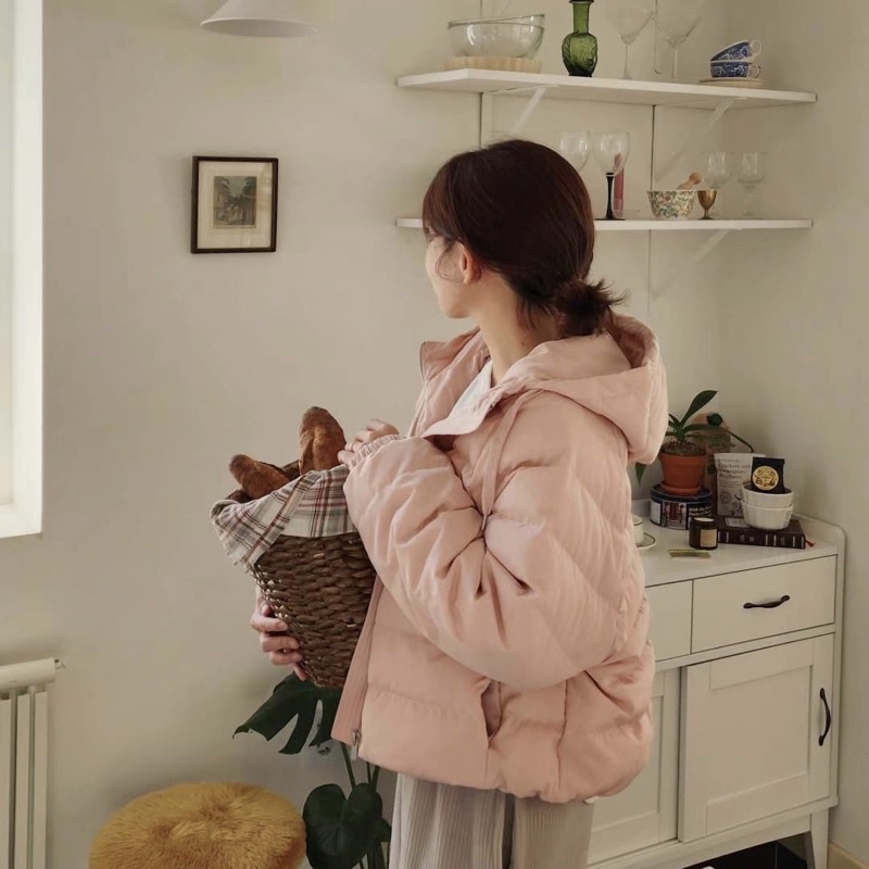 [最後現貨釋出］copiner 漂亮歐尼 連帽外套 羽絨外套 匈牙利鵝絨 外套 均碼