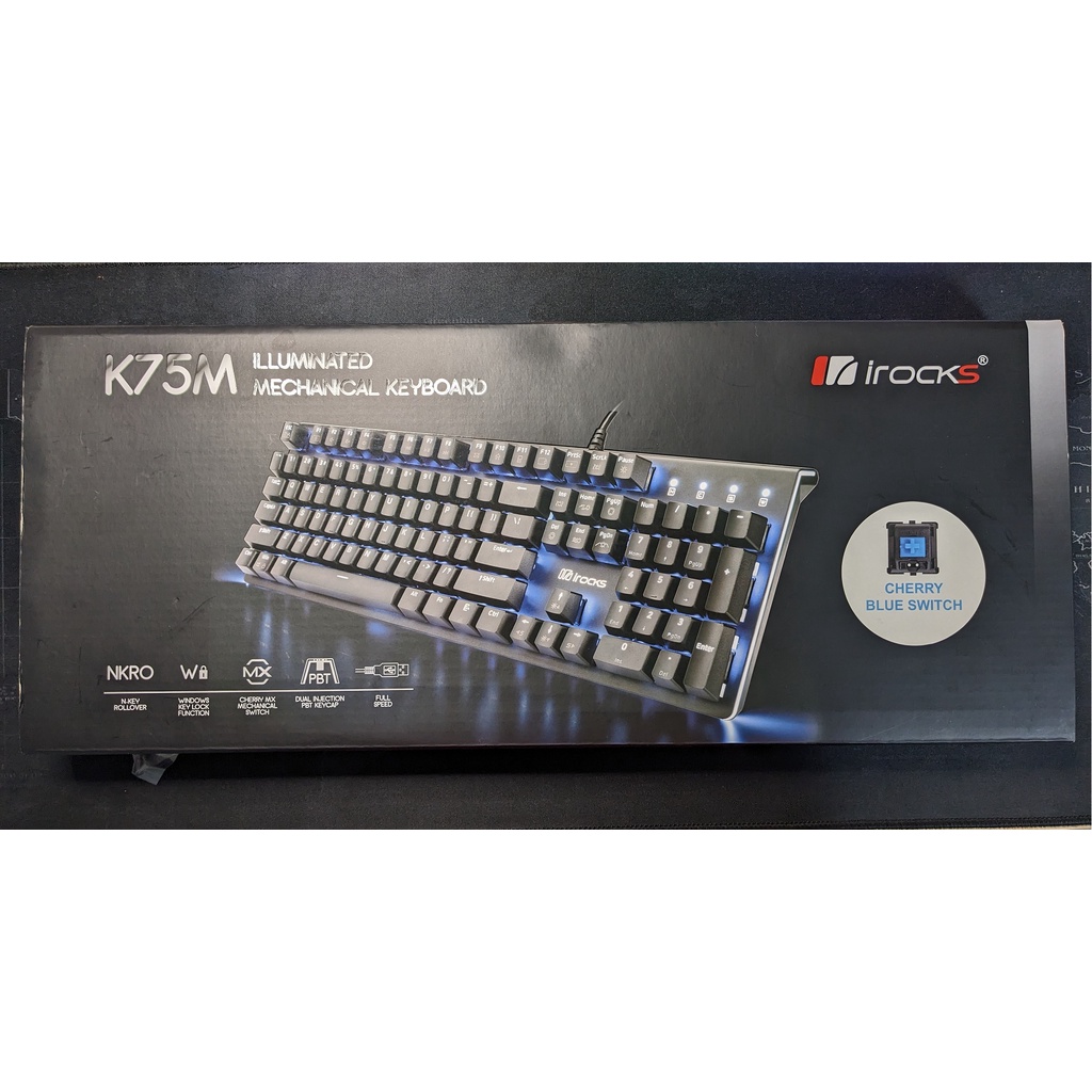 iRocks K75M 機械鍵盤 Cherry 櫻桃 青軸