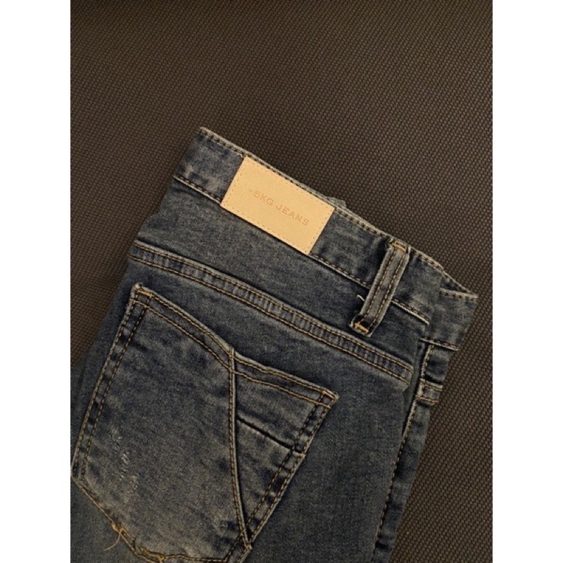 Chuu｜-5KG Jeans 刷舊極顯瘦牛仔褲 s