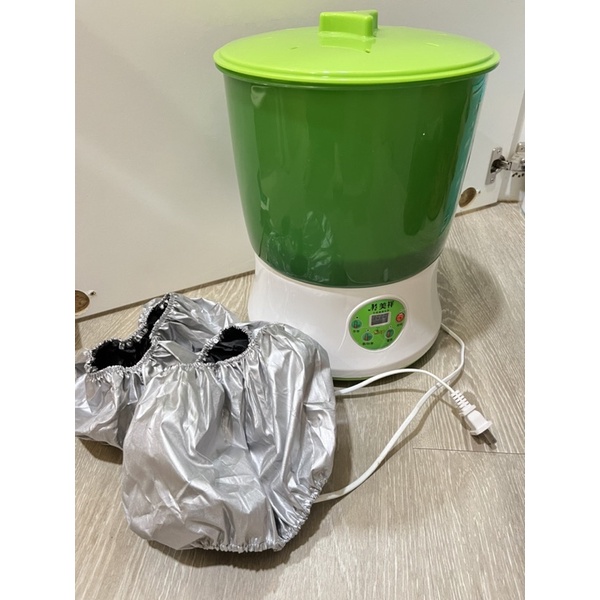 可面交 二手良品 功能正常 110V豆芽機家用全自動大容量智能發豆牙菜桶生綠豆芽盆罐四季自製豆芽豆芽育培機