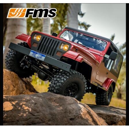 天母168   現貨  FMS 1:10 JEEP 探險家 經典藍哥 吉普車  RTR  含遙控器