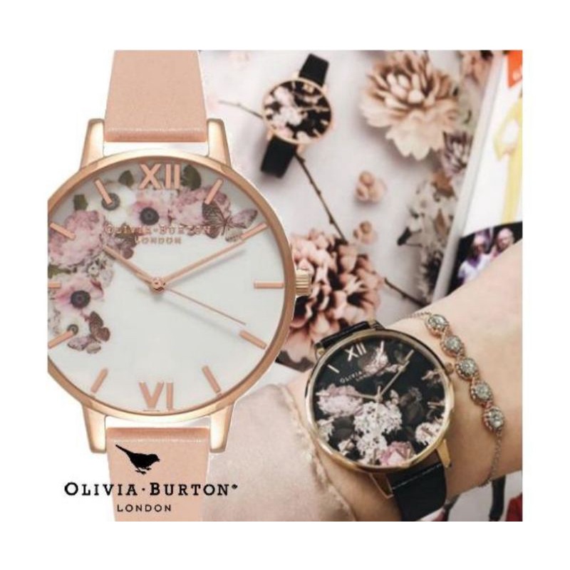 (已完售)🔥Olivia Burton手錶耳環禮盒組 全新❤️真品正貨100%👍割愛分享🎉Carous客訂-$2500