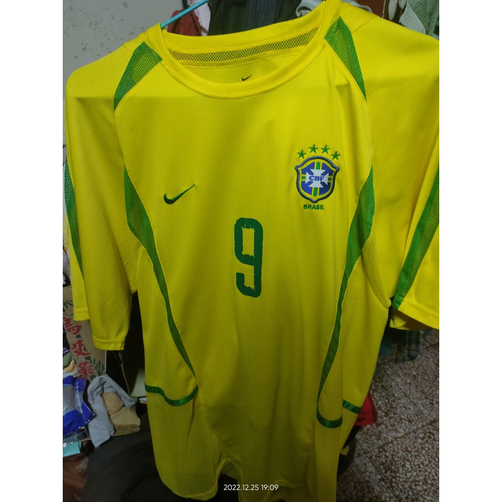 NIKE巴西2002 ronaldo  9羅納度 冠軍球衣 Brazil 2002 Ronaldo