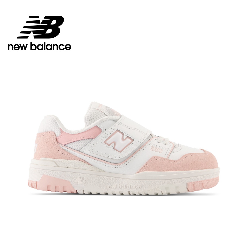 【New Balance】 NB 童鞋_中性_白粉色_PHB550CD-M楦 550 中童