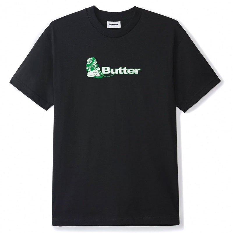 BUTTER GOODS A11500 CRAYON LOGO TEE 短T (黑色) 化學原宿