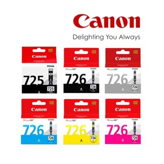 CANON 原廠墨水匣 PGI-725BK∣CLI-726BK∣CLI-726C∣CLI-726M∣CLI-726Y