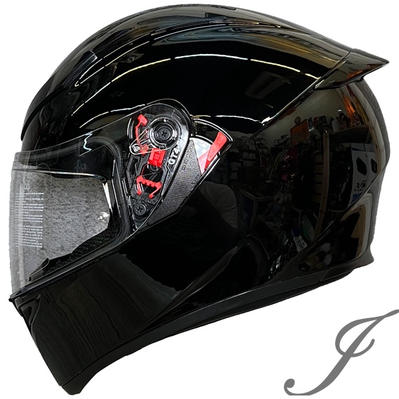 AGV K-3 SV K3SV BLACK 素亮黑 全罩 安全帽 內置遮陽片