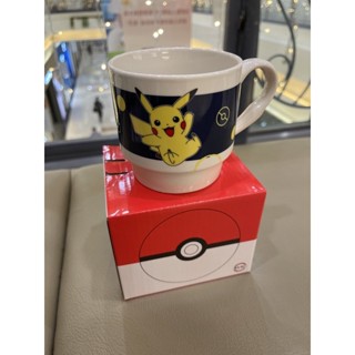 寶可夢疊疊杯 壽司郎 皮卡丘馬克杯 全新限量 僅拆開拍照