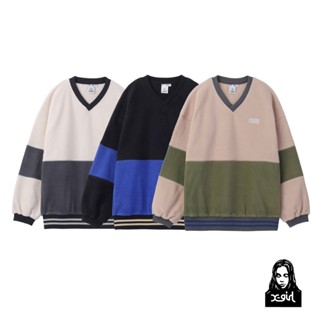 x-girl BICOLOR FLEECE TOP 長袖上衣 105224012008