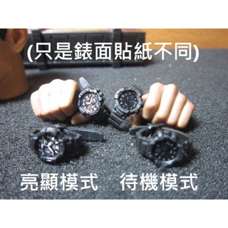 AG3特戰部門 ES軍用款1/6運動型舊化指標手錶一支(錶面貼紙不同款) mini模型