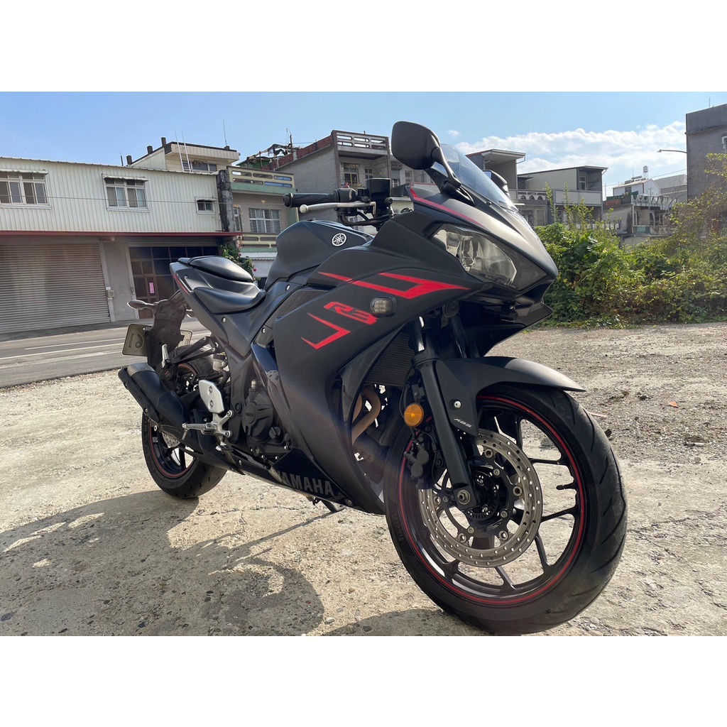 YAMAHA YZF-R3 ABS二手檔車中古車配合全額.超額.學生貸款強力過件白牌黃牌紅牌仿賽街車大型重機滿18即可辦