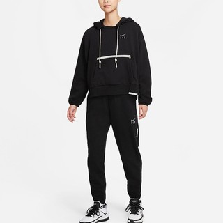 S.G NIKE DRY DA6484-010 DA6466 黑色 套裝 寬鬆 刺繡logo 拉鍊 帽T 棉褲 女生