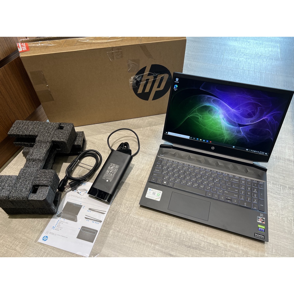 HP 15-ec2040ax R5-5600H 8G 512G RTX3050 二手筆電 電競筆電 遊戲筆電 ROG