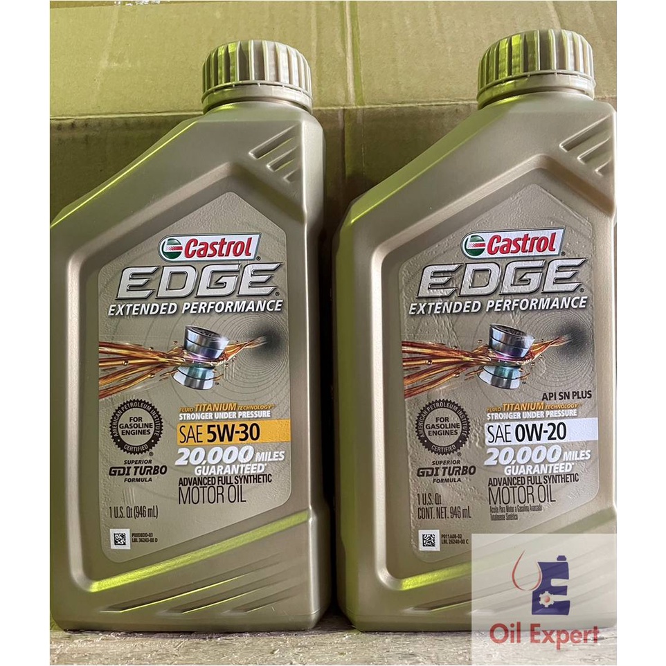 《 油品家 》Castrol Extended Performan 0w20 5w30 全合成機油(附發票)EP