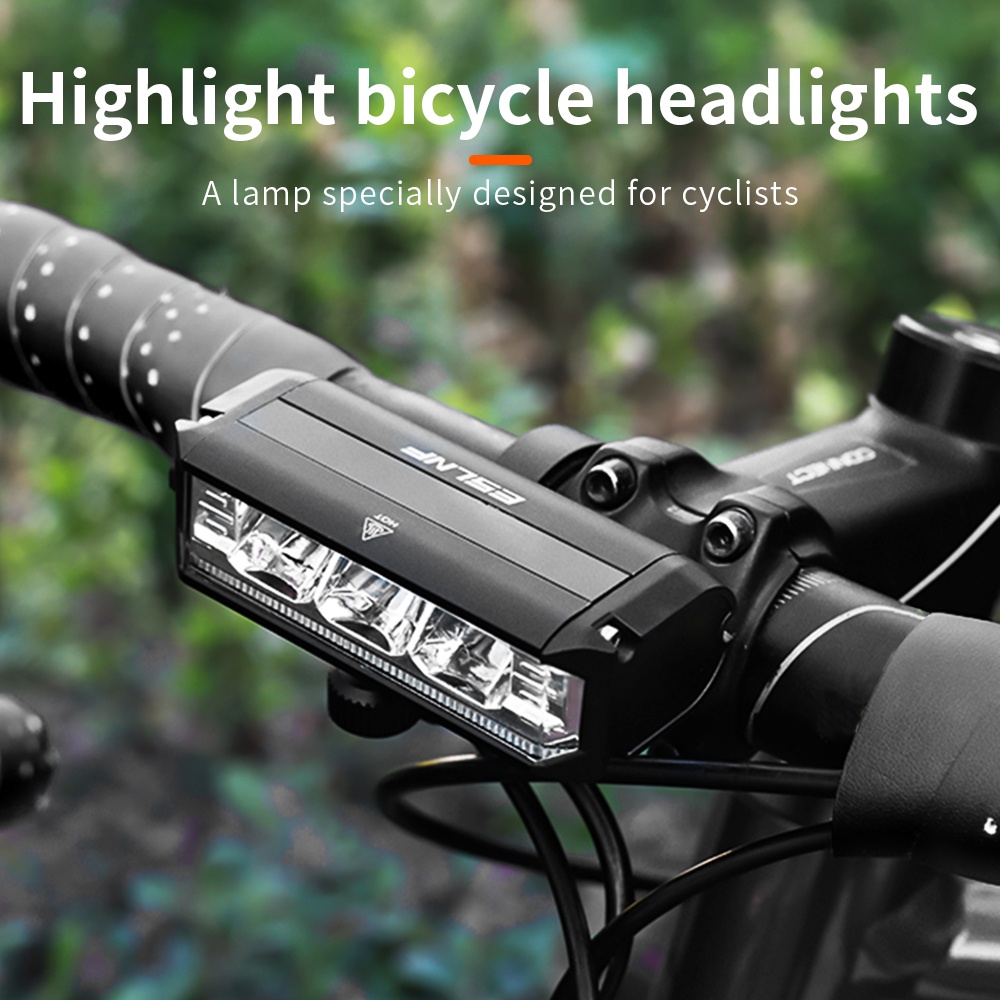 Usb LED 可充電防雨自行車前燈 / 5 種模式自行車安全警告前大燈 / 公路山地自行車遠光燈 / 自行車配件腳踏車