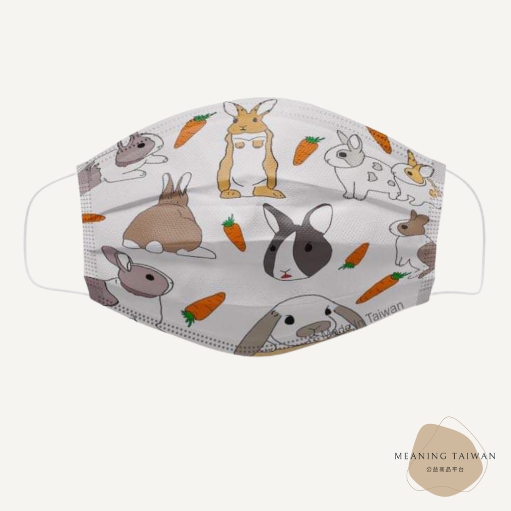 Jumping Bunny 公益兔子醫療口罩 兔年兔子口罩