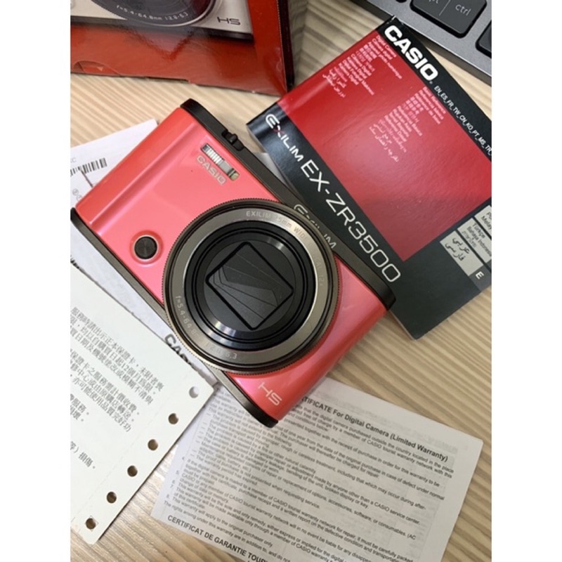 【二手】ZR3500 卡西歐 CASIO EX-ZR3500 ZR 粉色 翻轉螢幕 相機 自拍 美顏