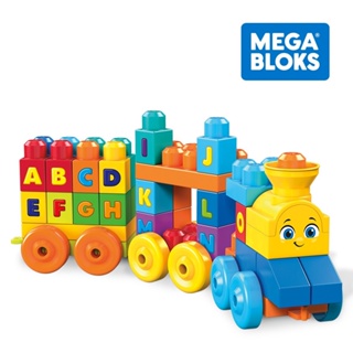 Fisher-Price 費雪MEGA BLOKS 美高大積木音樂字母學習火車玩具