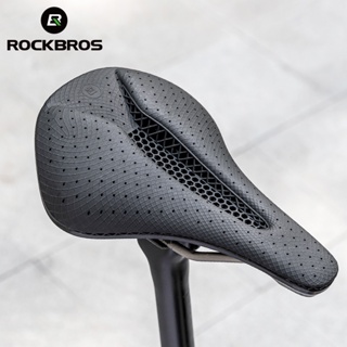 Rockbros 自行車鞍座 3D 打印 MTB 公路自行車防滑鞍座超輕中空透氣騎行座墊自行車配件腳踏車