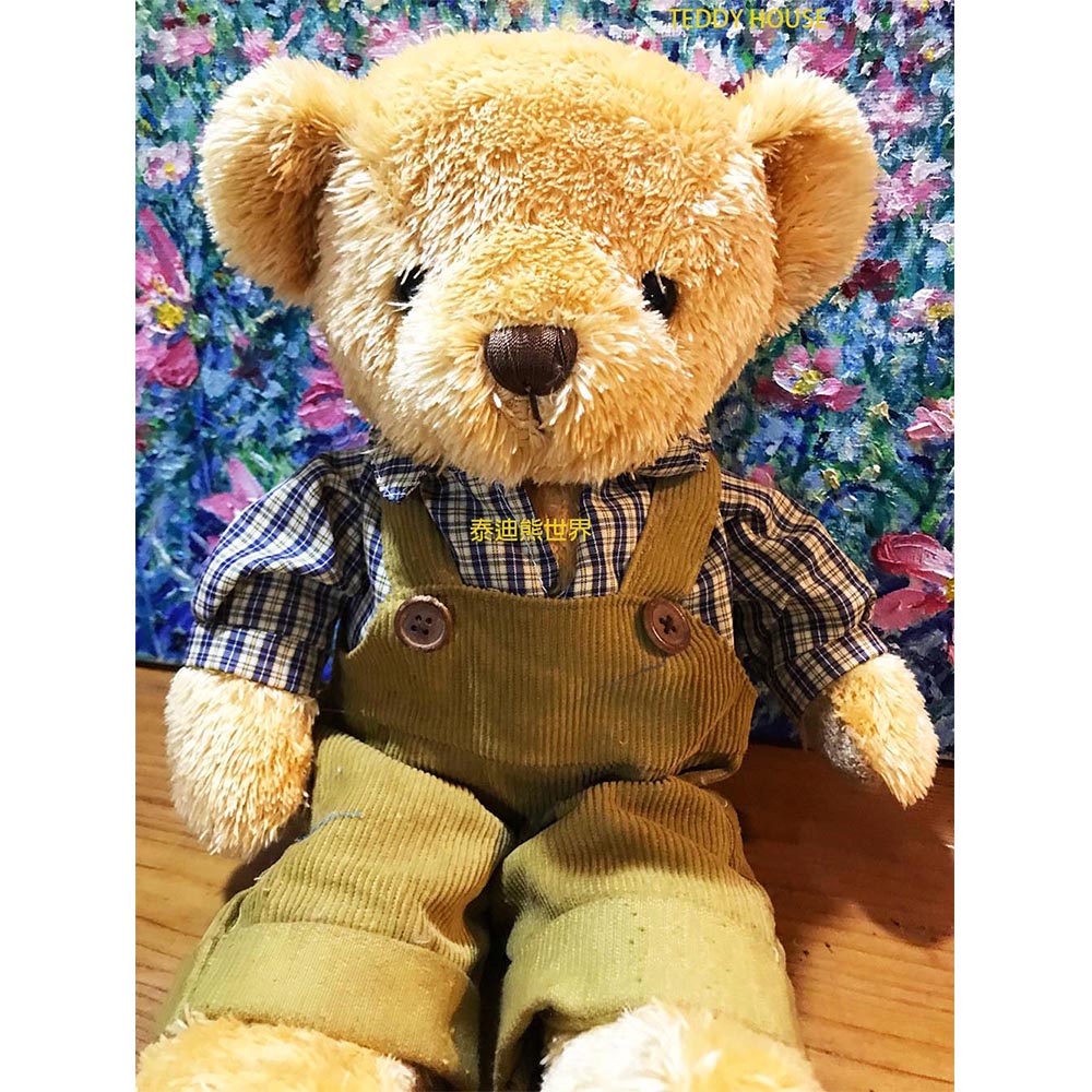 泰迪熊專賣店正版泰迪熊泰迪熊【TEDDY HOUSE泰迪熊】泰迪熊玩具玩偶公仔絨毛娃娃泰迪熊鄉村泰迪熊大