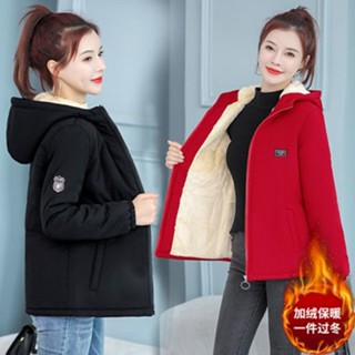 【肆溜】外套韓版外套女風衣外套特厚加棉棉衣服女短版秋冬款韓版寬鬆學生外套1219