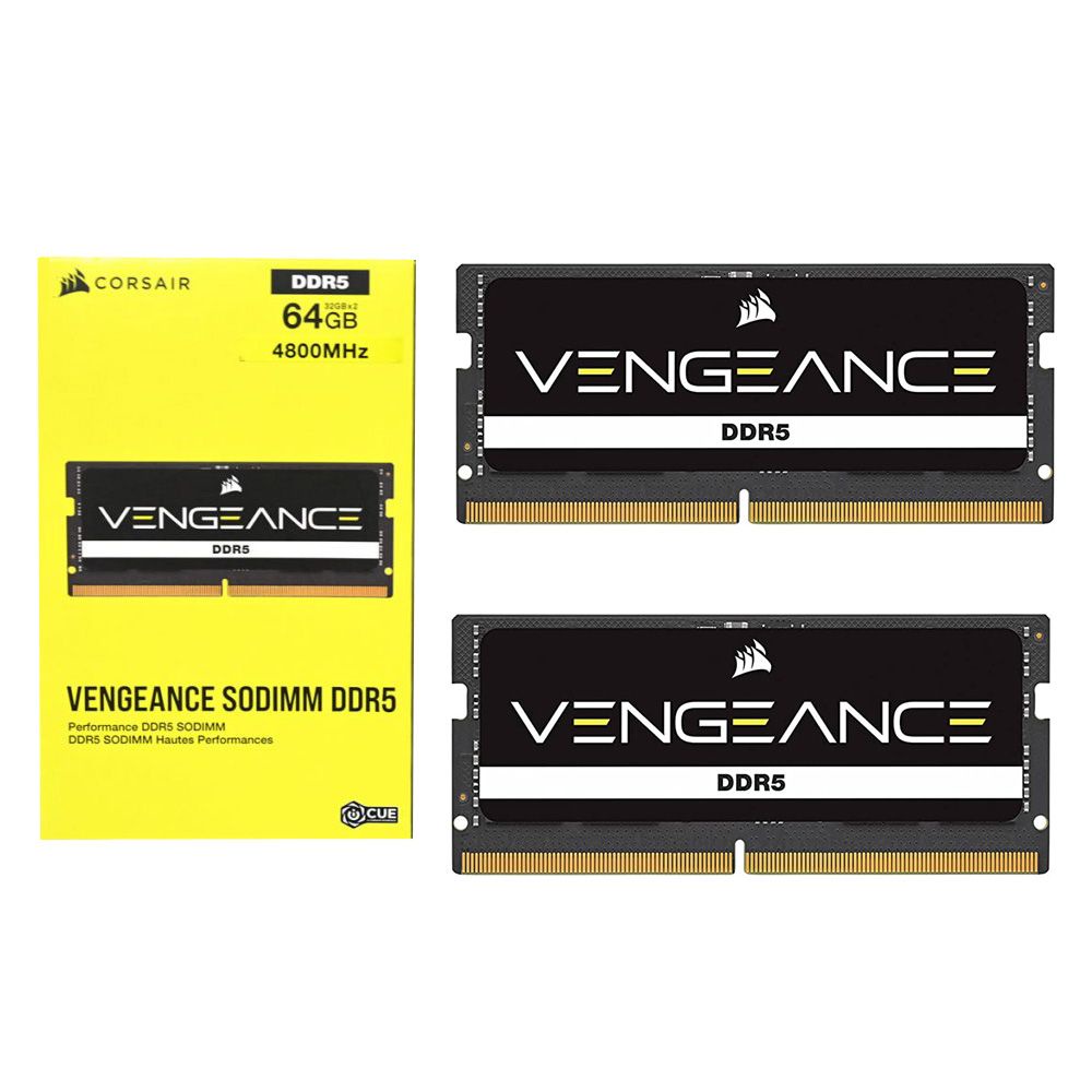 Corsair VENGEANCE DDR5-4800 SODIMM 64GB (2x32) 筆記型記憶體(平行進口)