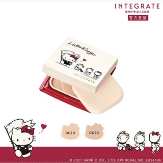 INTEGRATE X Hello Kitty 聯名限定 柔焦輕透美肌粉餅 ☆ Hello Kitty