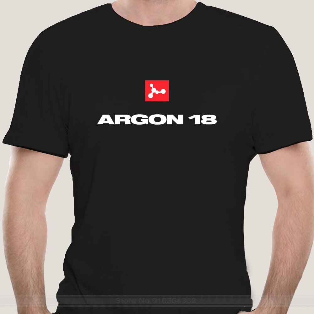 Top Tees Argon 18 加拿大公路自行車標誌自行車男士時尚 t 恤服裝時尚 t 恤男士純棉品牌 teesh