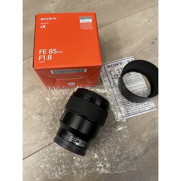 [二手］Sony 85mm F1.8 台灣公司貨 SEL85F18 e-mount E環單眼相機索尼定焦鏡頭
