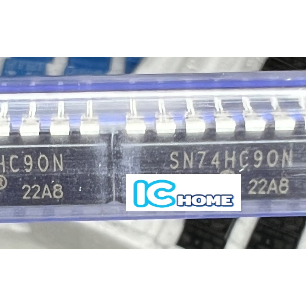 ICHOME 全新 74HC90 SN74HC90N 解碼器 DIP 6V 74HC 74LS多款可以詢問