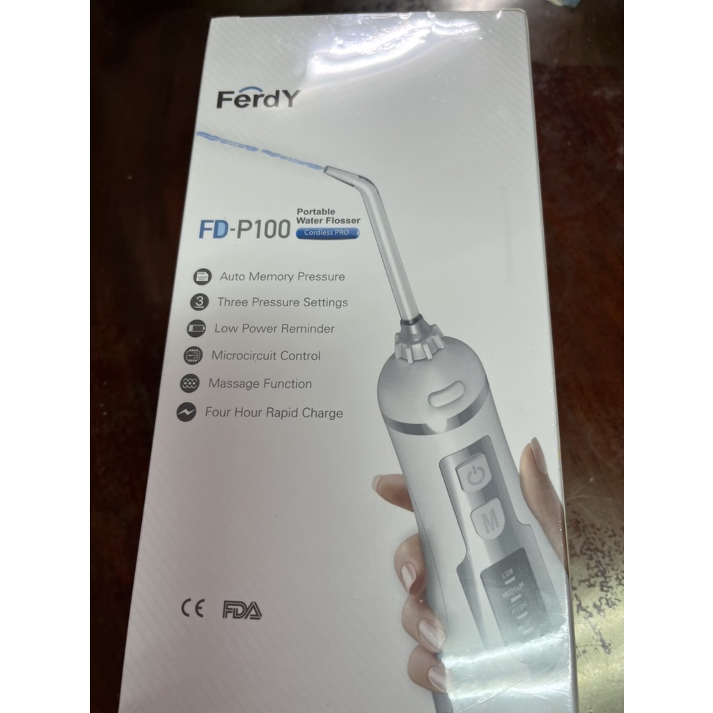 FerdY FD-P100 Portable Water Flosser 美國 佛迪 攜帶型 沖牙機 洗牙 清潔