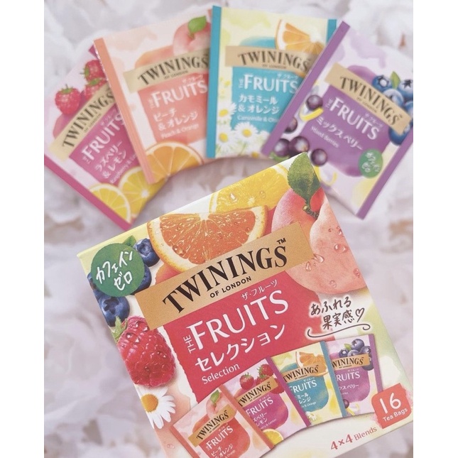 日本 TWININGS 唐寧茶 零咖啡因 綜合水果茶包