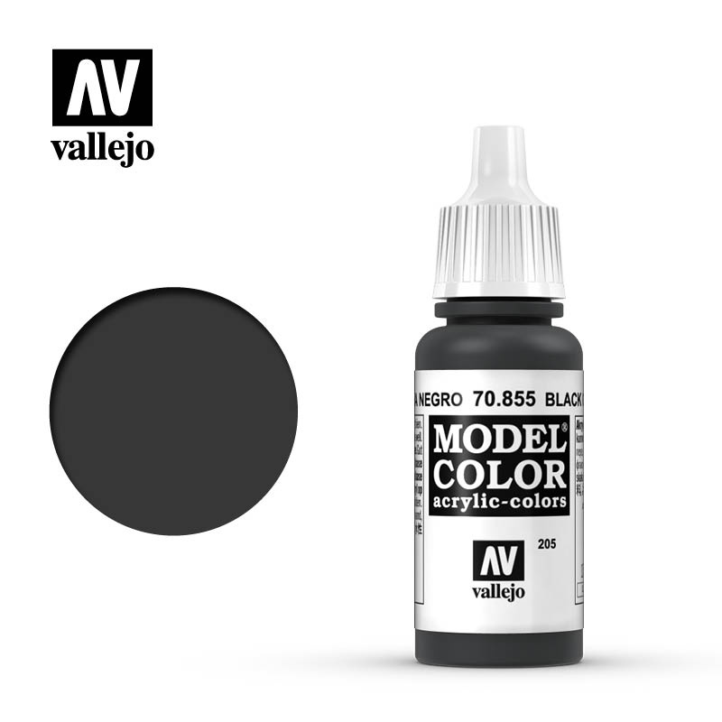 【奧丁模型】Vallejo Model Color 釉黑色 70855