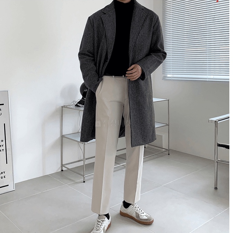 【Metanoia】韓國設計 10%羊毛中長版大衣
