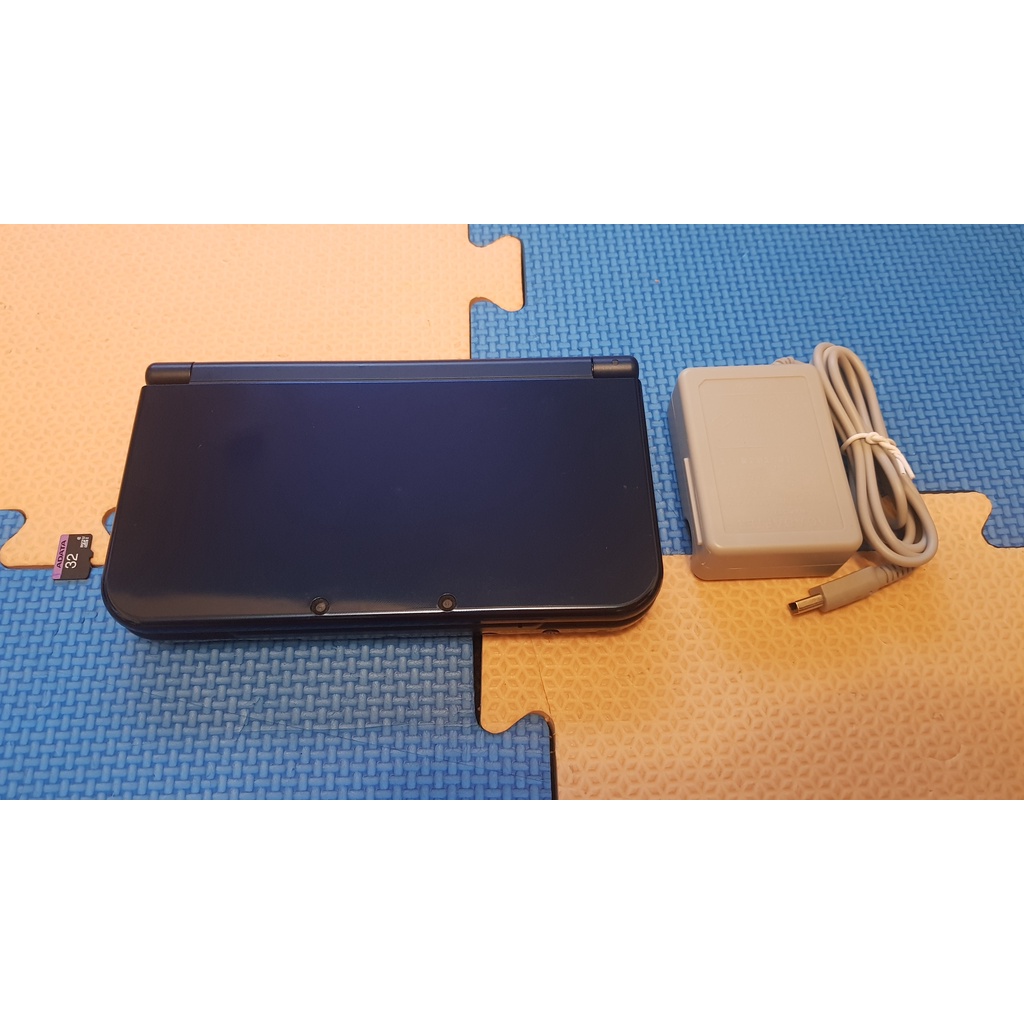 【回憶瘋】售NEW 3DS LL 藍色機(已改機.內建遊戲) 贈送32G卡(內附遊戲)  8成5新