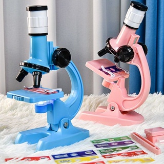 ⚡限時下殺⚡兒童光學高清顯微鏡1200倍小學生初中生科學實驗套裝男孩益智玩具 ZNZM