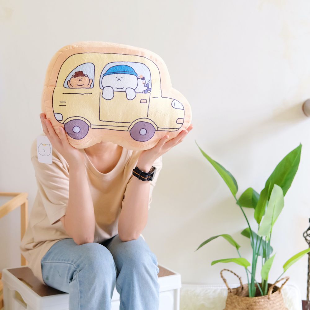 【3MONTHS】🇰🇷韓國商品 兜風悠仔汽車造型抱枕 Ueong 日落小物 生日禮物