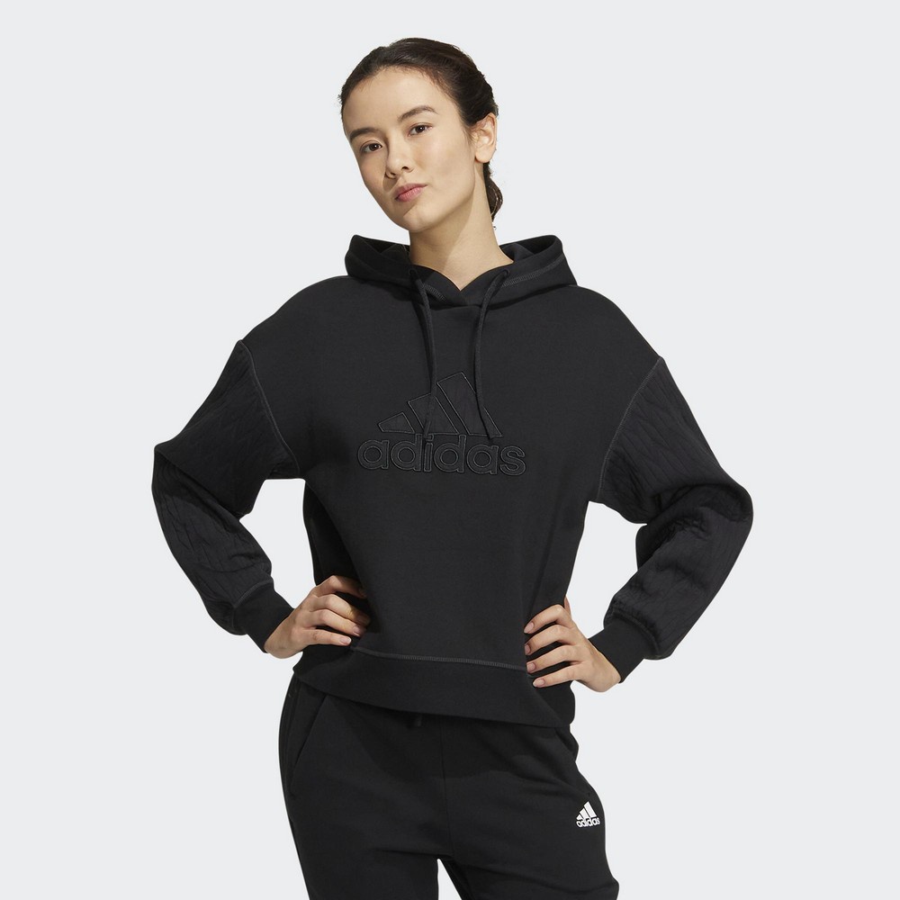 ADIDAS 連帽上衣 MET HOOD NOV T1 女 HM7106 黑色