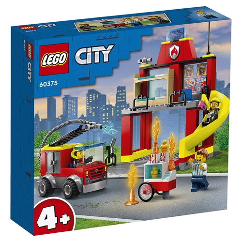 LEGO樂高 LT60375 Fire Station and Fire Truck City Fire系列