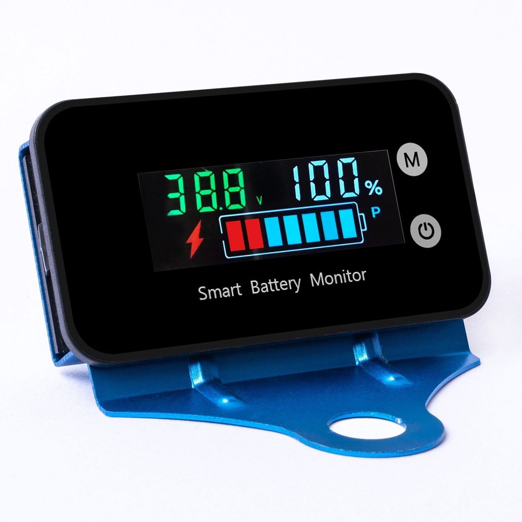 電動車裡程表 里程錶 防水電動車機車電瓶電壓電量百分比顯示器12-84V通用
