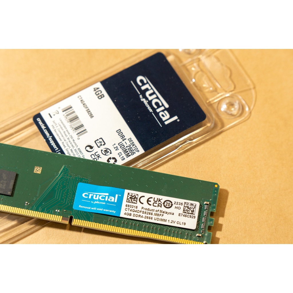 美光 Crucial DDR4 2666 4GB