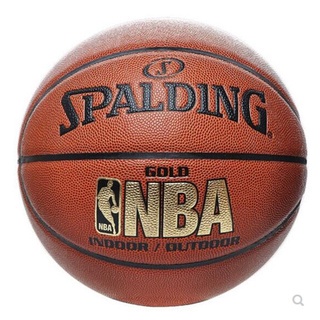 SPALDING斯伯丁 正品籃球 74-606Y NBA 金色經典 水泥地耐磨 比賽專用球 室內室外 經典籃球 古銅色