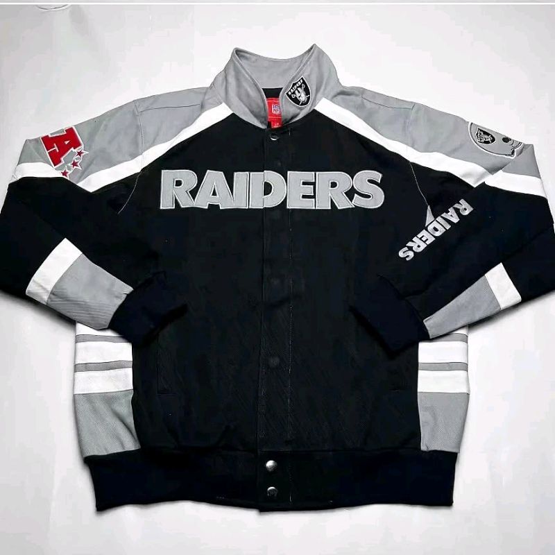 #RAIDERS NFL 正品 突擊者隊 夾克 外套 尺寸：L~3XL