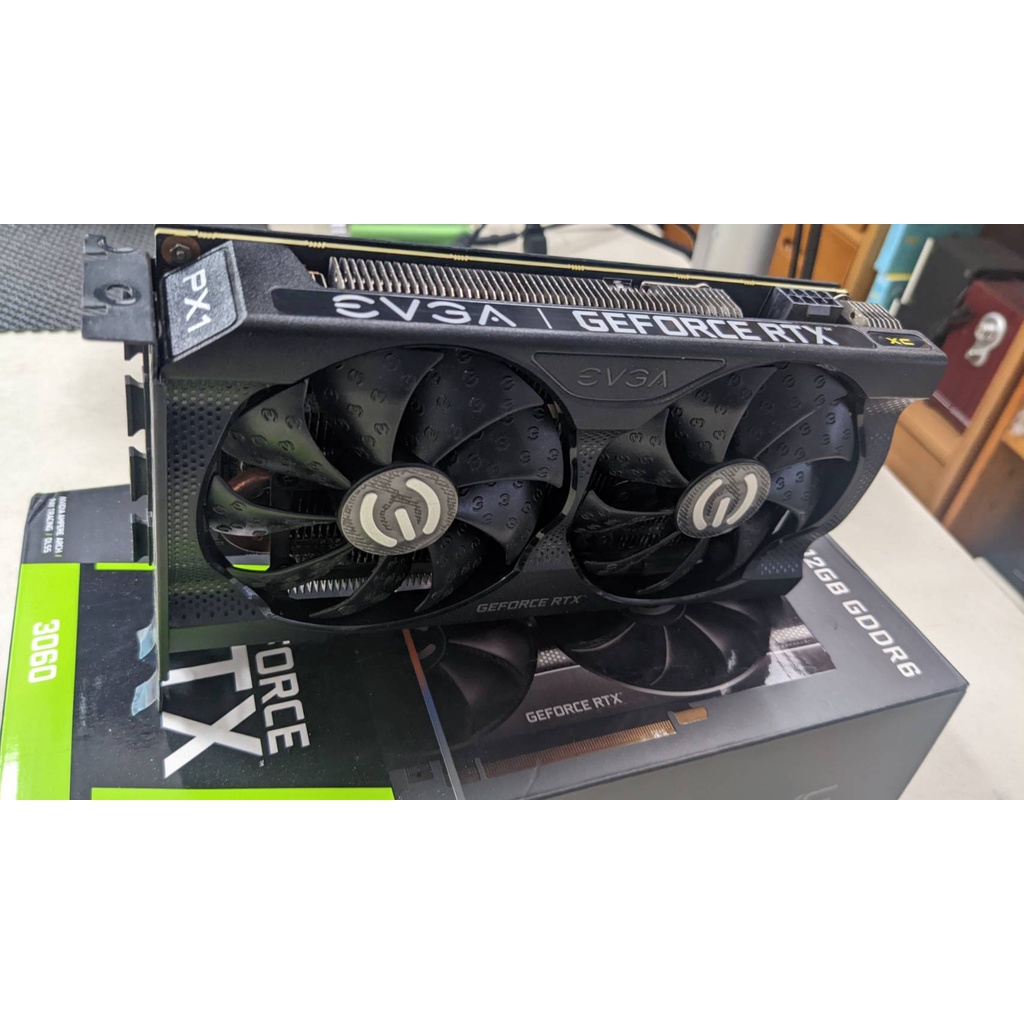 餘四年保 原廠盒裝 頂級卡況【EVGA】EVGA GeForce RTX 3060 XC GAMING 顯示卡