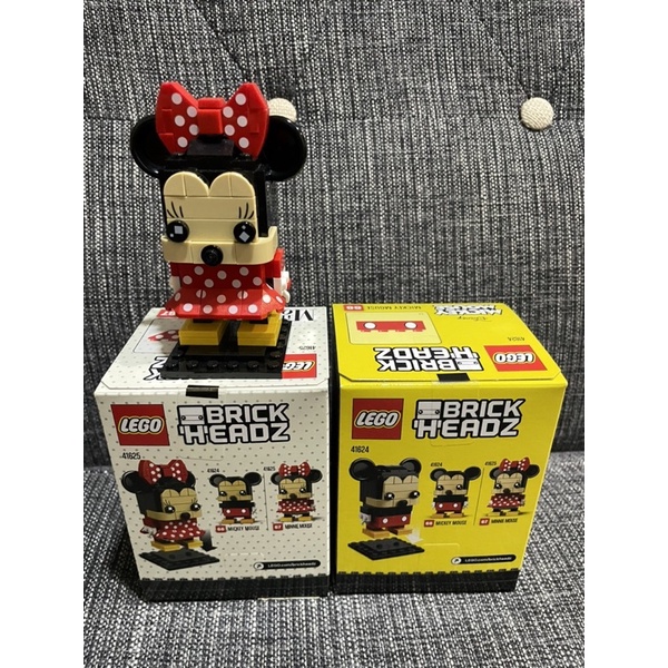 樂高 LEGO 41624 41625 Brickheadz 大頭系列 迪士尼 米奇全新、米妮已組裝（合售）