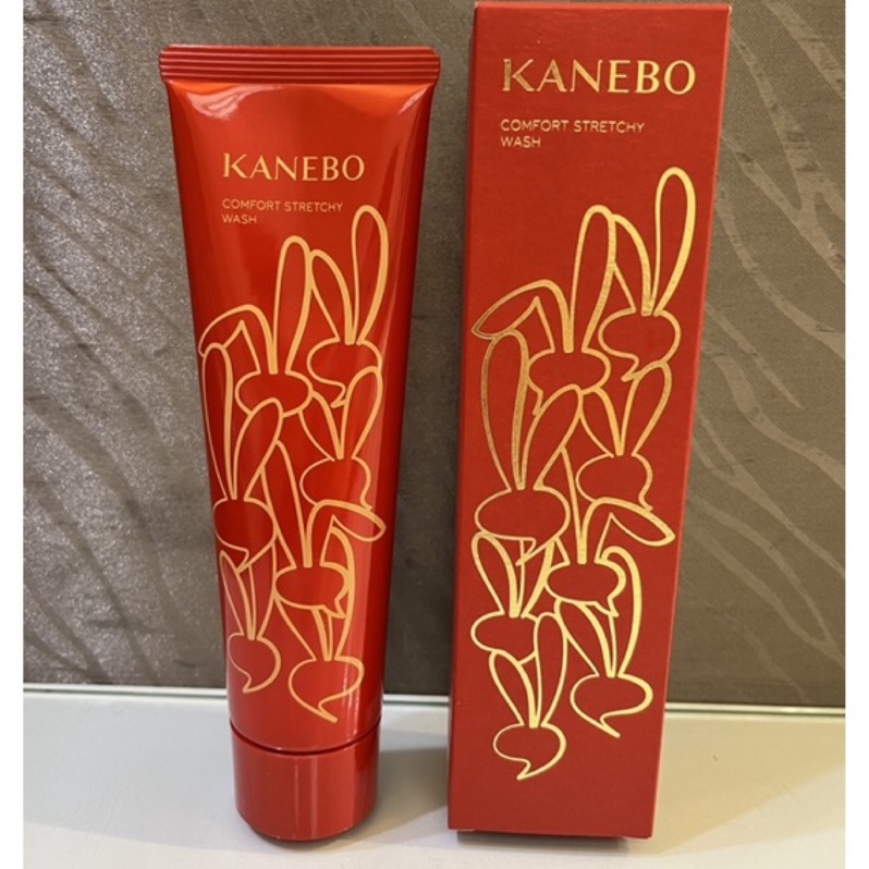 KANEBO佳麗寶保濕緻潤洗顏皂霜2023紅兔迎新限量裝130g