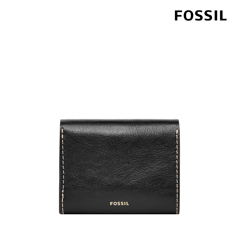 FOSSIL Heritage 輕巧型真皮短夾-黑色 SL8231001
