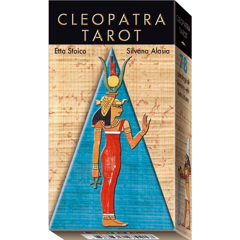 埃及豔后塔羅牌,贈中文翻譯｜Cleopatra Tarot，文化的獨有特徵融入占卜創作系統【左西】