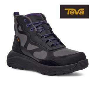 【TEVA】女健行鞋 高筒防潑水 戶外登山鞋/休閒鞋- Geotrecca RP 黑色(原廠)